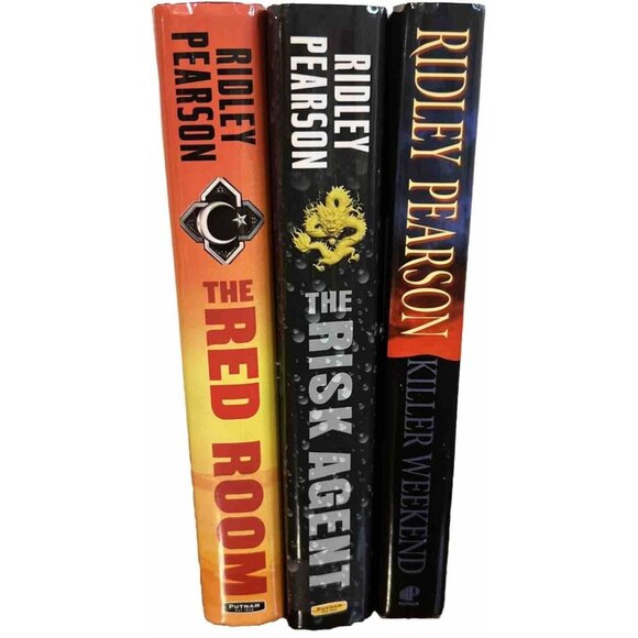 Ridley Pearson Lot Of 3 Hardcover Books; Killer Weekend, Risk Agent, Red Room - Picture 3 of 5